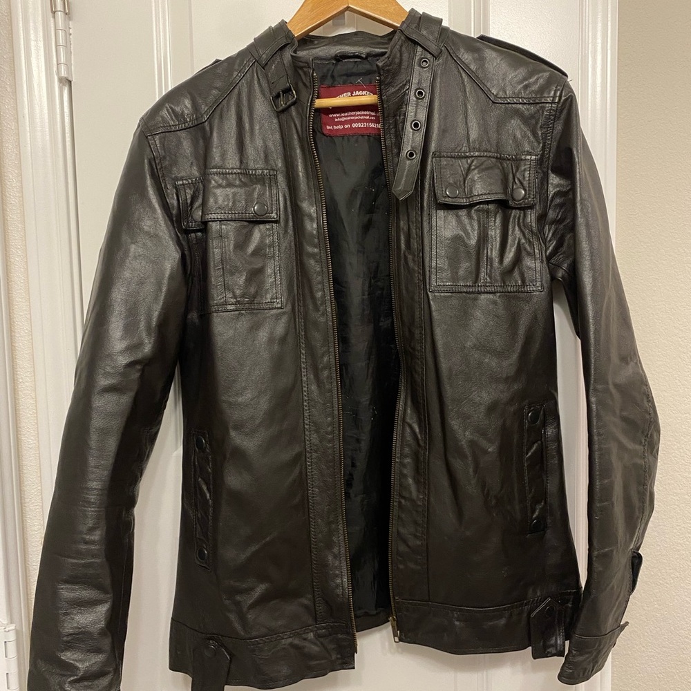 Men's Brown Leather Jacket